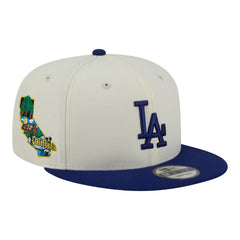 Los Angeles Dodgers Localized 9FIFTY Snapback Hat Cream/Royal