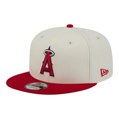 Los Angeles Angels Localized 9FIFTY Snapback Hat Cream/Red
