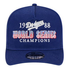 Los Angeles Dodgers 1988 World Series Champions Throwback 9FIFTY A-Frame Snapback Hat Royal