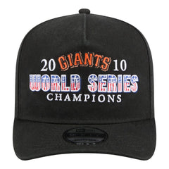 San Francisco Giants 2010 World Series Champions Historic 9FIFTY A-Frame Snapback Hat Black