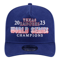 Texas Rangers 2023 World Series Champions Historic 9FIFTY A-Frame Snapback Hat Royal