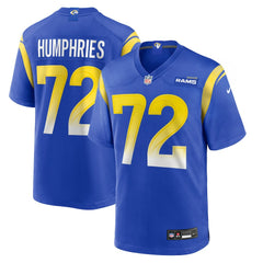 D.J. Humphries Los Angeles Rams Team Game Jersey - Royal outlet