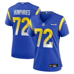 D.J. Humphries Los Angeles Rams Women's Team Game Jersey - Royal cheap