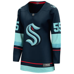 Ryan Lindgren Seattle Kraken Fanatics Women's Home Breakaway Jersey - Deep Sea Blue Jerseys