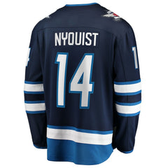 Gustav Nyquist Winnipeg Jets Fanatics Home Breakaway Jersey - Navy Jerseys