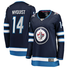 Gustav Nyquist Winnipeg Jets Fanatics Women's Home Breakaway Jersey - Navy Jerseys