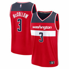 CJ McCollum Washington Wizards Youth Fast Break Replica Player Jersey - Icon Edition - Red for sale