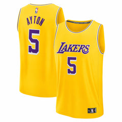 Deandre Ayton Los Angeles Lakers Fast Break Replica Player Jersey - Icon Edition - Gold for sale