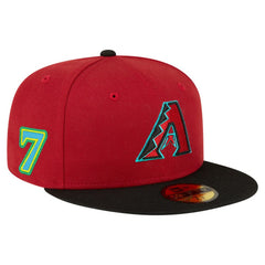 Corbin Carroll Arizona Diamondbacks 2025 Player’s Weekend 59FIFTY Fitted Hat Red