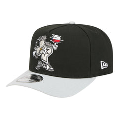 San Antonio Spurs Injection Cartoon Logo A-Frame 9FIFTY Adjustable Hat - Black shop