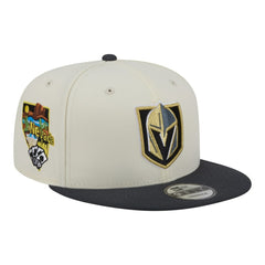 Vegas Golden Knights New Era Injection Localized Two-Tone 9FIFTY Snapback Hat - White/Charcoal Hats