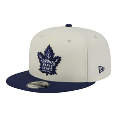 Toronto Maple Leafs New Era Injection Localized Two-Tone 9FIFTY Snapback Hat - White/Navy Hats