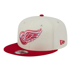 Detroit Red Wings New Era Injection Localized Two-Tone 9FIFTY Snapback Hat - White/Red Hats