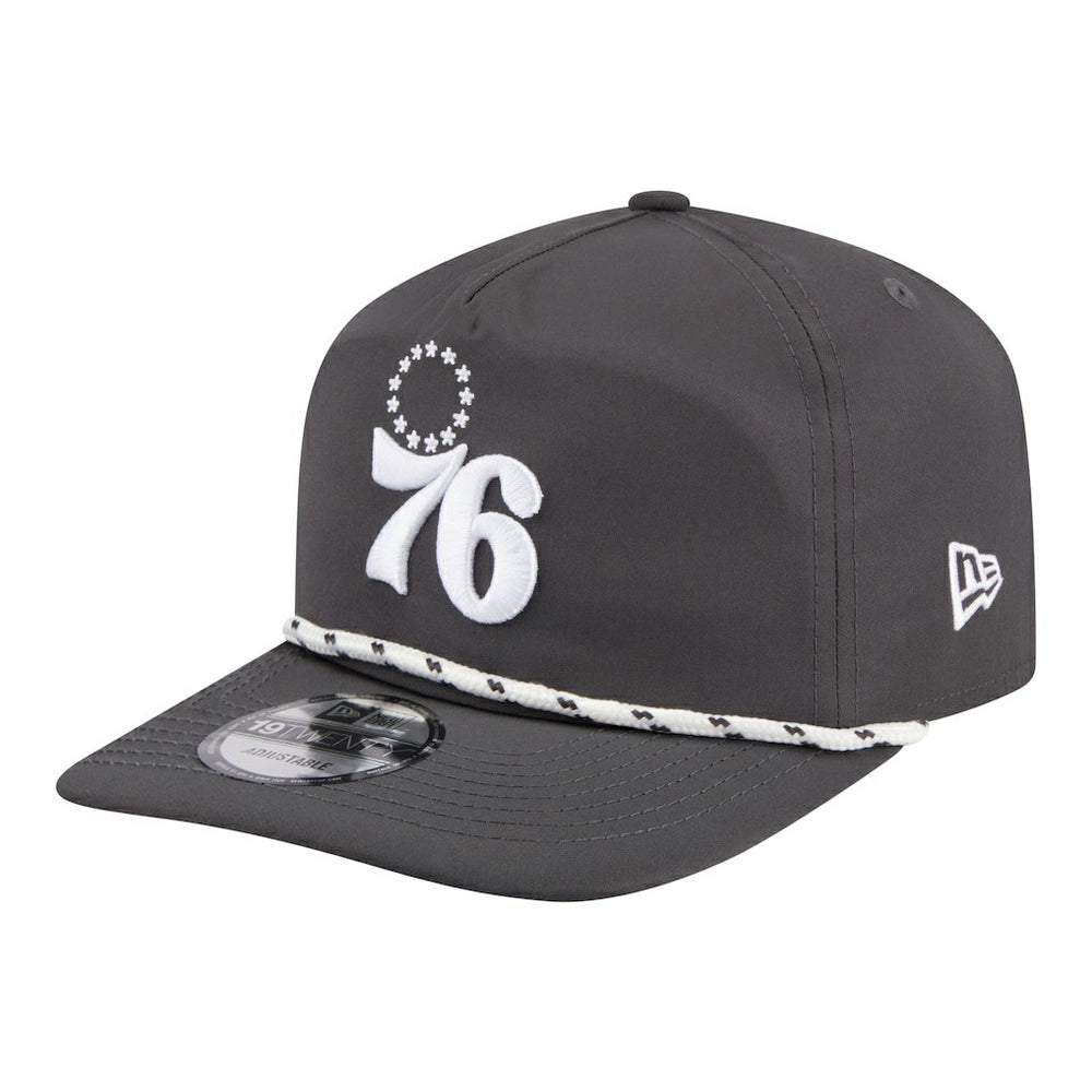 Philadelphia 76ers Tonal Rope 19TWENTY Adjustable Hat - Graphite discount