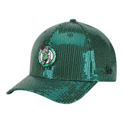 Boston Celtics Women's Sequin M-Crown 9FORTY Adjustable Hat - Kelly Green online