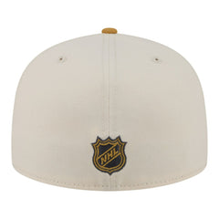 Anaheim Ducks New Era Colorpack Two-Tone 59FIFTY Fitted Hat - Cream/Tan Hats