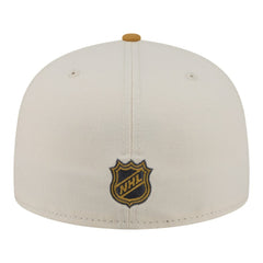 New York Rangers New Era Colorpack Two-Tone 59FIFTY Fitted Hat - Cream/Tan Hats