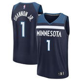 Terrence Shannon Jr. Minnesota Timberwolves Fast Break Replica Jersey - Navy - Icon Edition on sale
