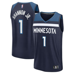 Terrence Shannon Jr. Minnesota Timberwolves Fast Break Replica Jersey - Navy - Icon Edition on sale