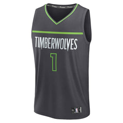 Terrence Shannon Jr. Minnesota Timberwolves Fast Break Replica Jersey - Statement Edition - Anthracite online