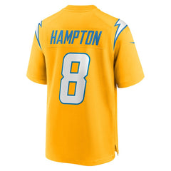 Omarion Hampton Los Angeles Chargers Alternate Charger Power Game Player Jersey - Gold for sale