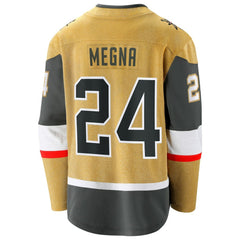 Jaycob Megna Vegas Golden Knights Fanatics Home Breakaway Jersey - Gold Jerseys