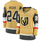 Jaycob Megna Vegas Golden Knights Fanatics Women's Home Breakaway Jersey - Gold Jerseys
