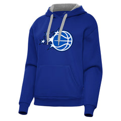 Orlando Magic Antigua Women's New Logo Victory Pullover Hoodie - Royal on sale