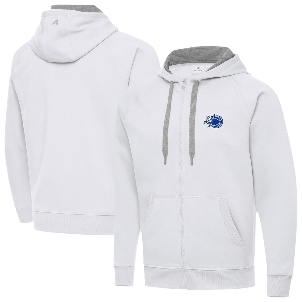 Orlando Magic Antigua New Logo Tall Victory Full-Zip Hooded Sweatshirt - White outlet