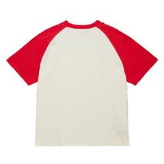 Cincinnati Reds Women's Boyfriend Raglan T-Shirt Cream