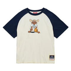 Seattle Mariners Women's Boyfriend Raglan T-Shirt Cream