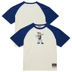 Milwaukee Brewers Women's Boyfriend Raglan T-Shirt Cream
