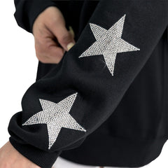 Pittsburgh Steelers Gameday Couture Women's Velocity Relaxed Rhinestone Pullover Sweatshirt - Black on sale