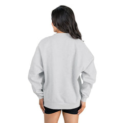New York Jets Gameday Couture Women's Home Turf Oversized Premium Fleece Pullover Sweatshirt - Ash on sale