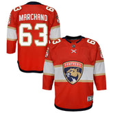 Brad Marchand Florida Panthers Outerstuff Youth Premier Player Jersey - Red Jerseys
