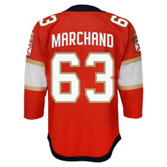 Brad Marchand Florida Panthers Outerstuff Youth Premier Player Jersey - Red Jerseys