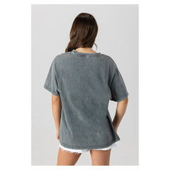 Washington Commanders Gameday Couture Women's Oversized Classic Grind Washed T-Shirt - Gray discount