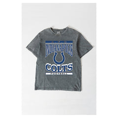 Indianapolis Colts Gameday Couture Women's Oversized Classic Grind Washed T-Shirt - Gray sale