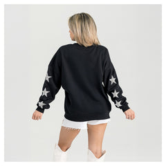 Tampa Bay Buccaneers Gameday Couture Women's Pure Victory Rhinestud Star-Sleeve Pullover Sweatshirt - Black online