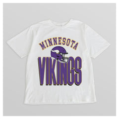 Minnesota Vikings Gameday Couture Women's Oversized Classic Fierce Focus T-Shirt - White on sale