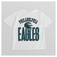 Philadelphia Eagles Gameday Couture Women's Oversized Classic Fierce Focus T-Shirt - White discount