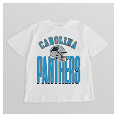 Carolina Panthers Gameday Couture Women's Oversized Classic Fierce Focus T-Shirt - White sale