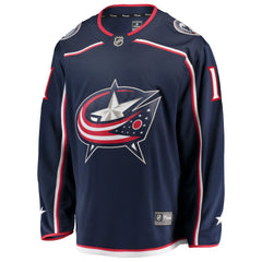 Miles Wood Columbus Blue Jackets Fanatics Home Breakaway Jersey - Navy Jerseys