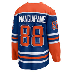 Andrew Mangiapane Edmonton Oilers Fanatics Home Breakaway Jersey - Royal Jerseys
