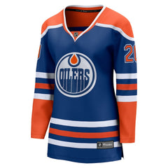 Curtis Lazar Edmonton Oilers Fanatics Women's Home Breakaway Jersey - Royal Jerseys
