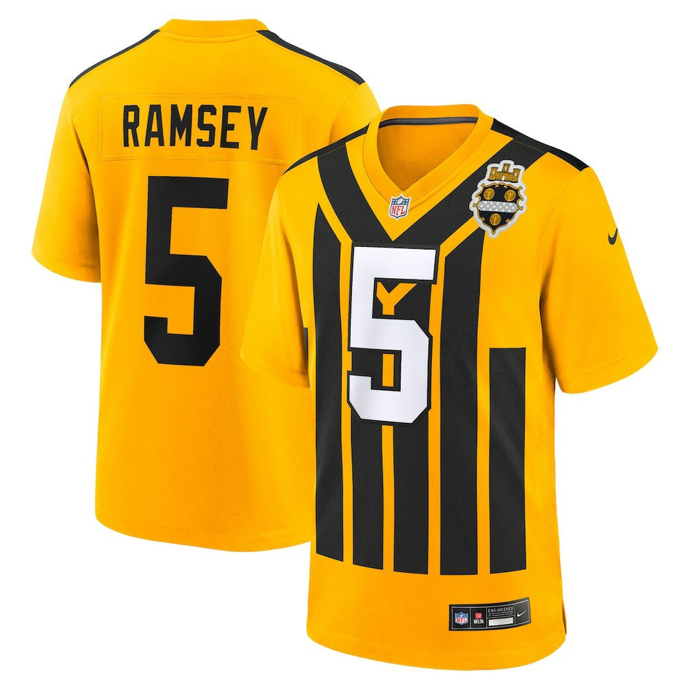 Jalen Ramsey Pittsburgh Steelers Alternate 1933 Throwback Game Jersey - Gold for sale
