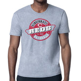 Cincinnati Reds Starter Route 66 Team Logo T-Shirt Heather Gray