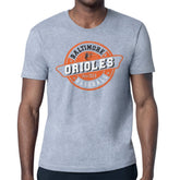 Baltimore Orioles Starter Route 66 Team Logo T-Shirt Heather Gray