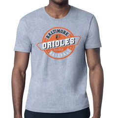 Baltimore Orioles Starter Route 66 Team Logo T-Shirt Heather Gray