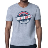 Boston Red Sox Starter Route 66 Team Logo T-Shirt Heather Gray